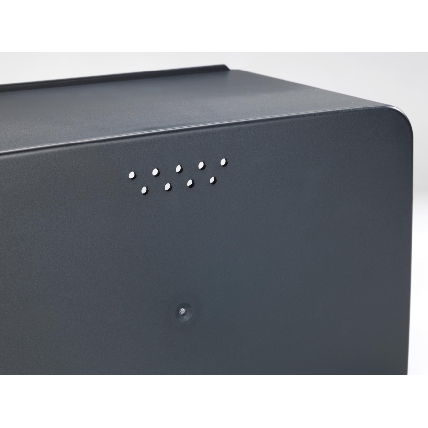 WENKO 54098100 - Кутия за хляб KUBO 35x26,5 cm черна/кафява