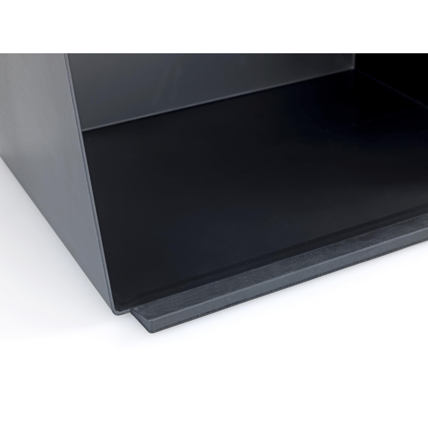 WENKO 54098100 - Кутия за хляб KUBO 35x26,5 cm черна/кафява