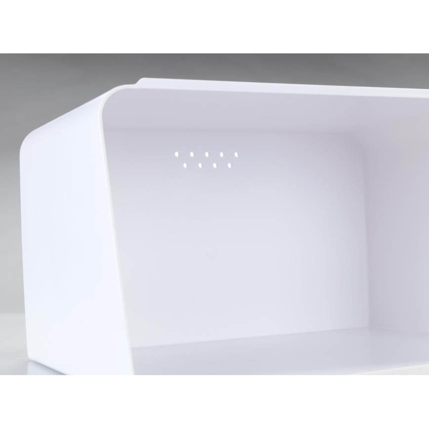 WENKO 54099100 - Кутия за хляб KUBO 35x26,5 cm бяла/кафява