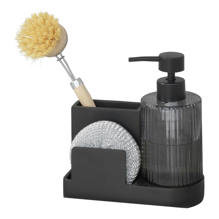 WENKO 54654100 - Органайзер PINA 16x17 см черен