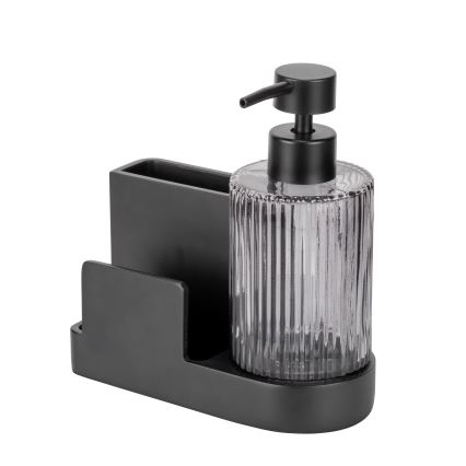 WENKO 54654100 - Органайзер PINA 16x17 см черен