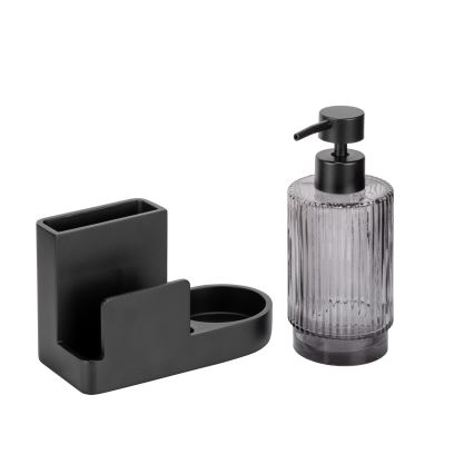 WENKO 54654100 - Органайзер PINA 16x17 см черен