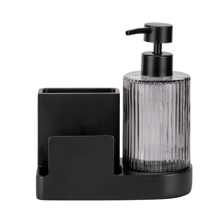 WENKO 54654100 - Органайзер PINA 16x17 см черен