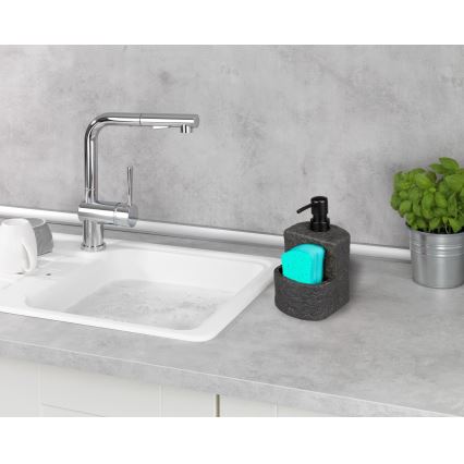 WENKO 54667100 - Дозатор за течен сапун FESTIVAL 10,5x18 cm черен