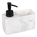 WENKO 54668100 - Дозатор за течен сапун RESA 14,5x14,3 cm бял/черен