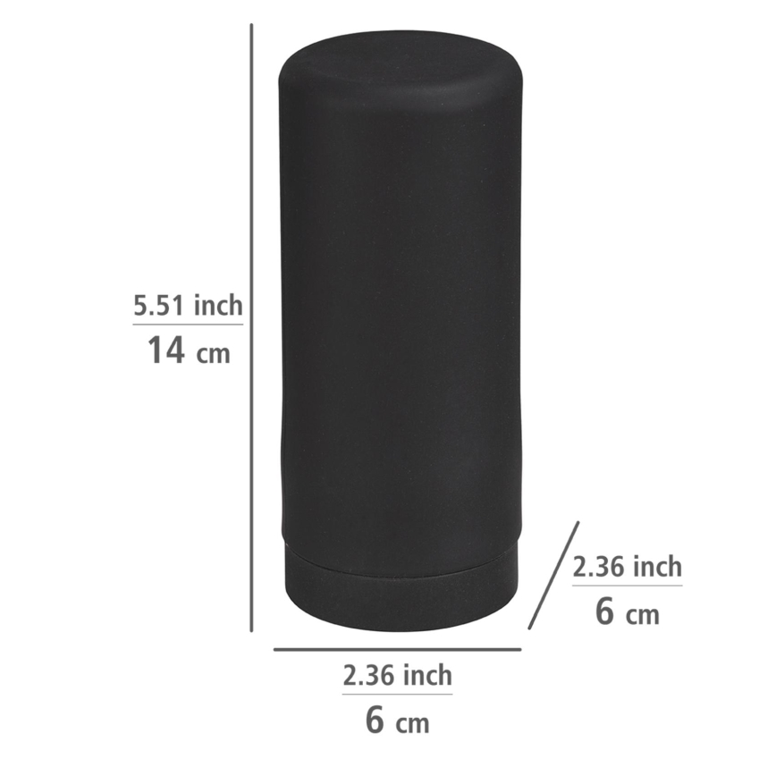 WENKO 54675100 - Дозатор за течен сапун EASY SQUEEZ-E 6x14 см черен