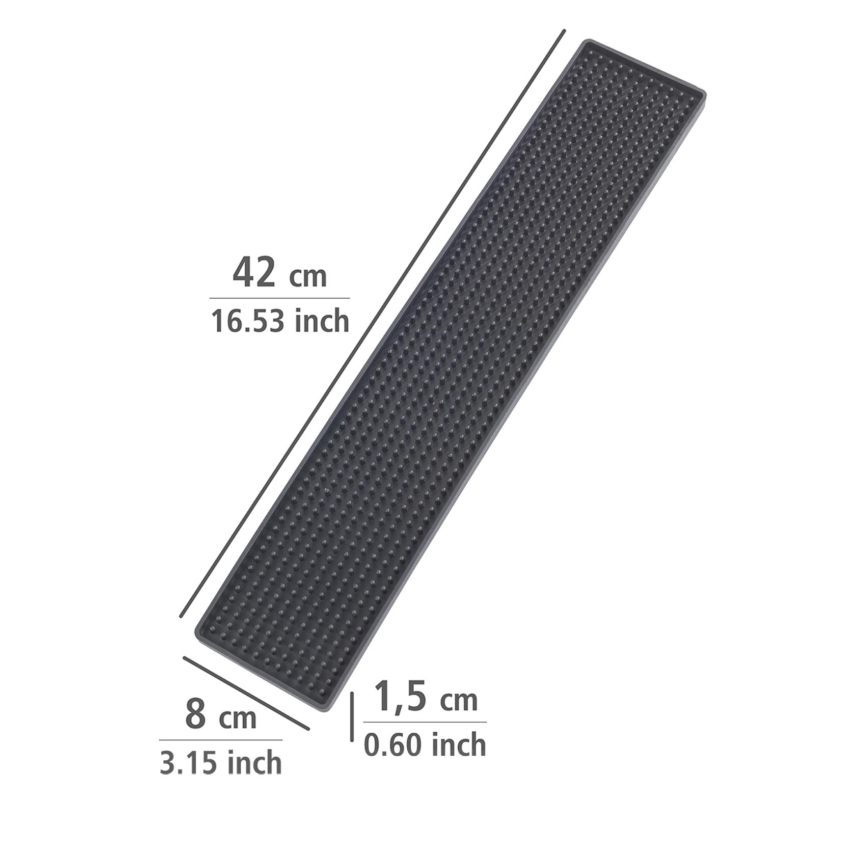 WENKO 54700100 - Подложка за отцеждане 42x8 cm черна