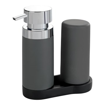 WENKO 54735100 - Станция за миене EASY SQUEEZ-E 15x18 cm сива/сива