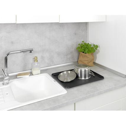 WENKO 54798100 - Сушилник за съдове AMY 42,5x31,5 cm черен