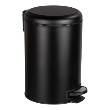 WENKO 54913100 - Кош за отпадъци LEMAN 25x38 см черен