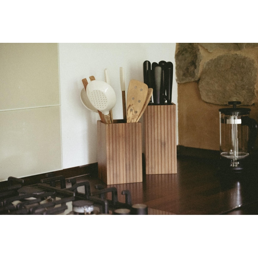 WENKO 54941100 - Комплект кухненски принадлежности, 3 части, 11x18 cm, кафяв