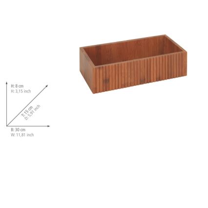 WENKO 54943100 - Кутия MERA 30x15 см кафява