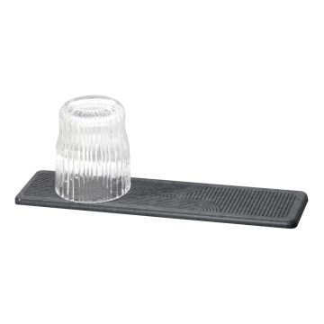 WENKO 54957100 - Подложка за оттичане DAMON 30x8 cm, сива