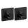 WENKO 55009100 - Кука BLACK OUTDOOR KITCHEN, 4,5 x 4,5 см, неръждаема стомана/черно покритие