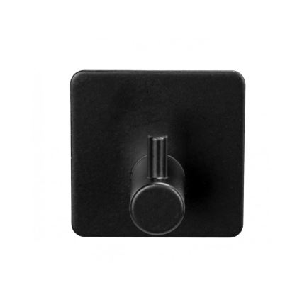 WENKO 55009100 - Кука BLACK OUTDOOR KITCHEN, 4,5 x 4,5 см, неръждаема стомана/черно покритие