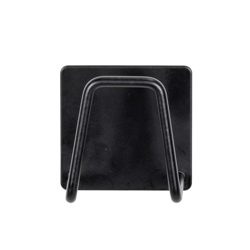 WENKO 55071100 - Държач BLACK OUTDOOR KITCHEN 5x5 cm неръждаема стомана/черен