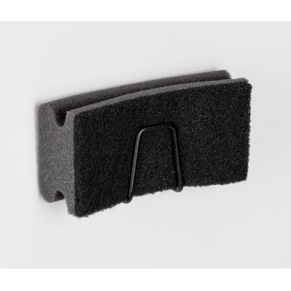 WENKO 55071100 - Държач BLACK OUTDOOR KITCHEN 5x5 cm неръждаема стомана/черен