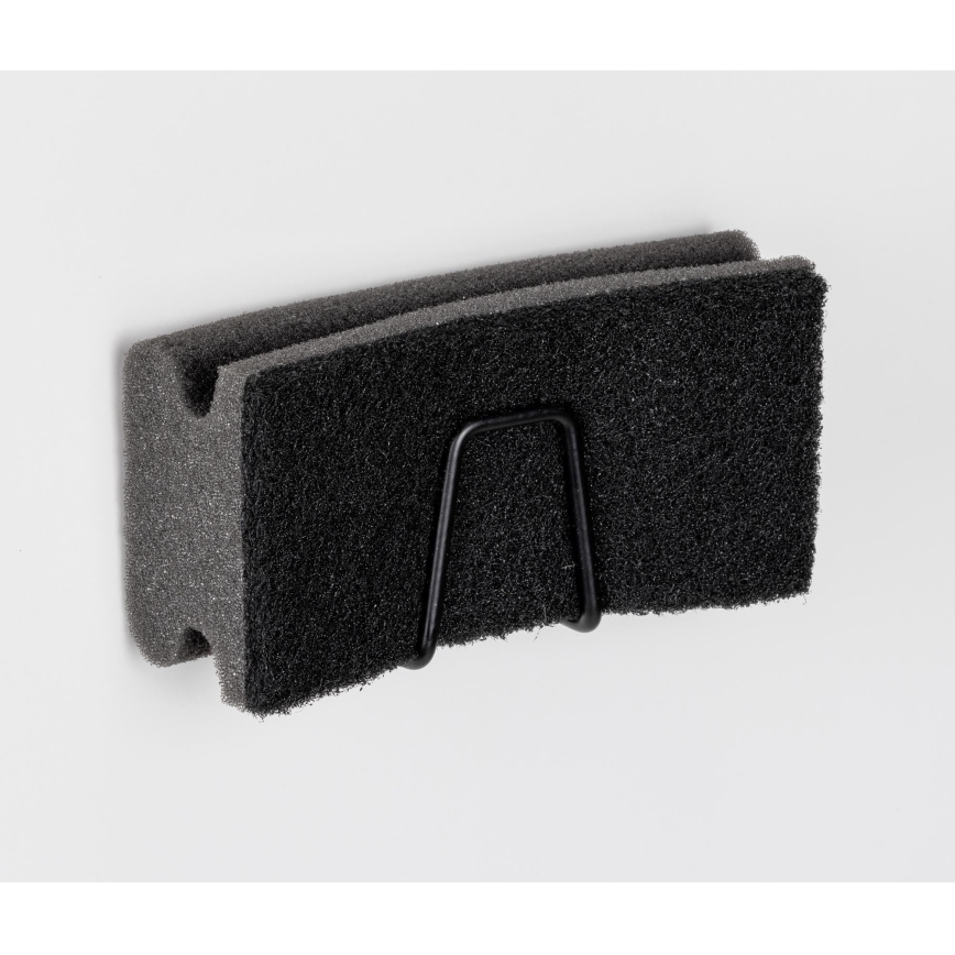 WENKO 55071100 - Държач BLACK OUTDOOR KITCHEN 5x5 cm неръждаема стомана/черен