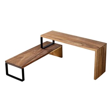 WENKO 55097100-Полица BLACK OUTDOOR KITCHEN 36x16 cm кафява/черна