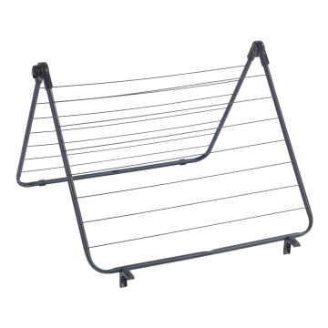 WENKO 63003100 - Сушилник за дрехи CHAMPION 65x114 cm черен