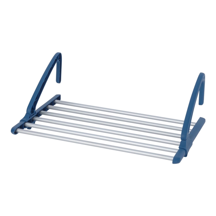 WENKO 63005800 - Сушилник за пране 37,5x21 см неръждаема стомана/сребрист/син