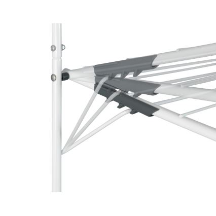 WENKO 63010800 - Сушилник за пране 51 x 142 см бял/сив