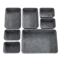 WENKO 64502100 - Органайзер за чекмедже FELT 28,5 x 20 см сив