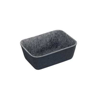 WENKO 64502100 - Органайзер за чекмедже FELT 28,5 x 20 см сив