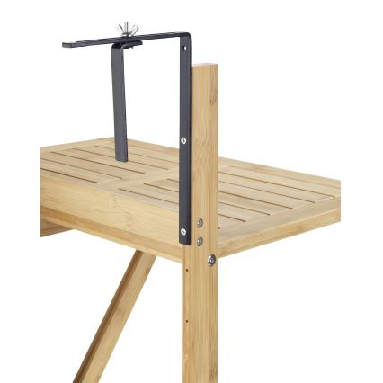 WENKO 69806800 - Маса WAIKIKI 64x65 см бяла/кафява