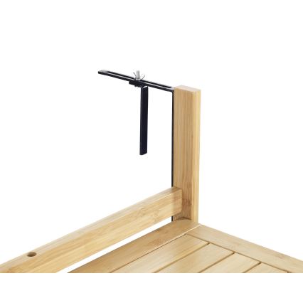 WENKO 69806800 - Маса WAIKIKI 64x65 см бяла/кафява