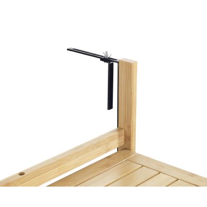 WENKO 69806800 - Маса WAIKIKI 64x65 см бяла/кафява