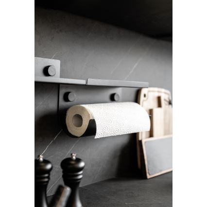 WENKO 71144800 - Държач за ролка JET 30x15 cm черен