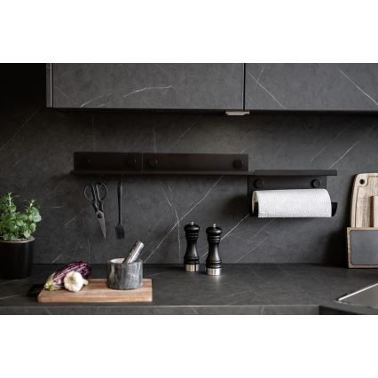 WENKO 71147800 - Полица JET 25x7,5 cm черна