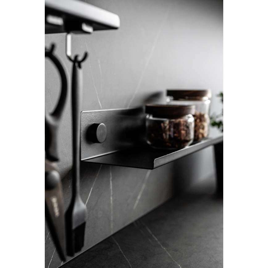 WENKO 71147800 - Полица JET 25x7,5 cm черна