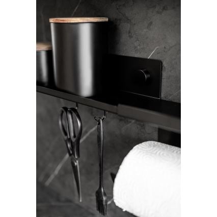 WENKO 71147800 - Полица JET 25x7,5 cm черна