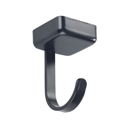 WENKO 71149800 - Закачалки JET 2,2x3,9 cm черно/сребристо