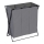 WENKO 71297800 - Кош за пране TRIO 69x76 cm сив/черен