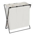 WENKO 71298800 - Кош за пране TRIO 69x76 см кремав/черен