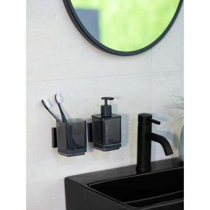 WENKO 71443800 - Чаша VACUUM-LOC QUADRO ED 7,5 x 10 см черна