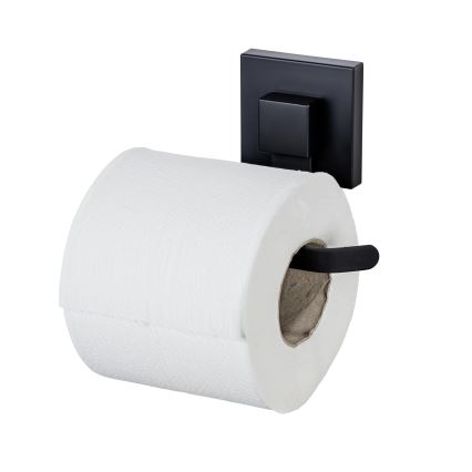 WENKO 71447800 - Държач за тоалетна хартия VACUUM-LOC QUADRO ED 14x11 cm черен