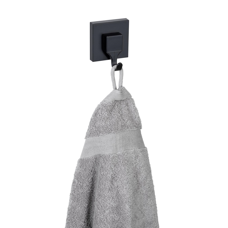 WENKO 71448800 - Закачалка VACUUM-LOC QUADRO ED 6x7 cm черна