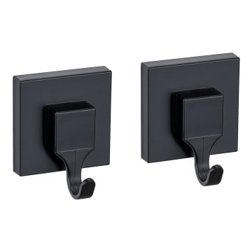 WENKO 71448800 - Закачалка VACUUM-LOC QUADRO ED 6x7 cm черна