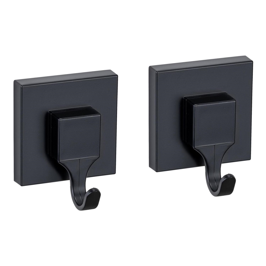 WENKO 71448800 - Закачалка VACUUM-LOC QUADRO ED 6x7 cm черна