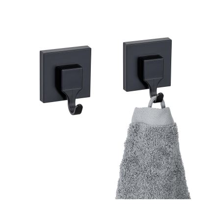 WENKO 71448800 - Закачалка VACUUM-LOC QUADRO ED 6x7 cm черна