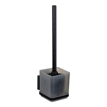 WENKO 71450800 - комплект за WC VACUUM-LOC QUADRO ED 9,5x37 cm черен