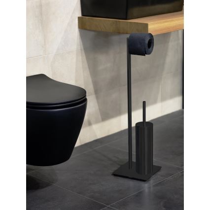 WENKO 71556800 - WC комплект RECCO 20x71,5 см черен