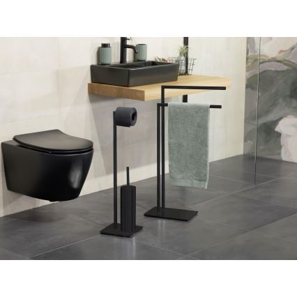 WENKO 71556800 - WC комплект RECCO 20x71,5 см черен