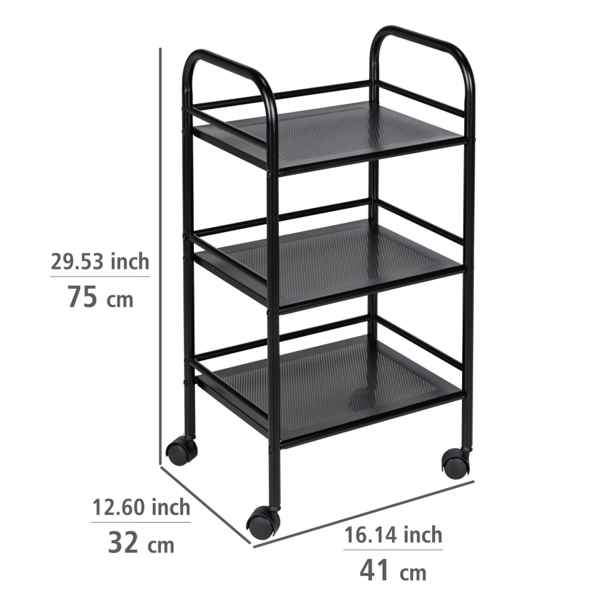 WENKO 71560800 - Количка 41x75 см черна
