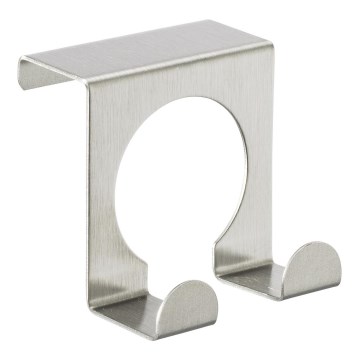 WENKO 8411100 - Кука 5x5 см, неръждаема стомана/сребриста