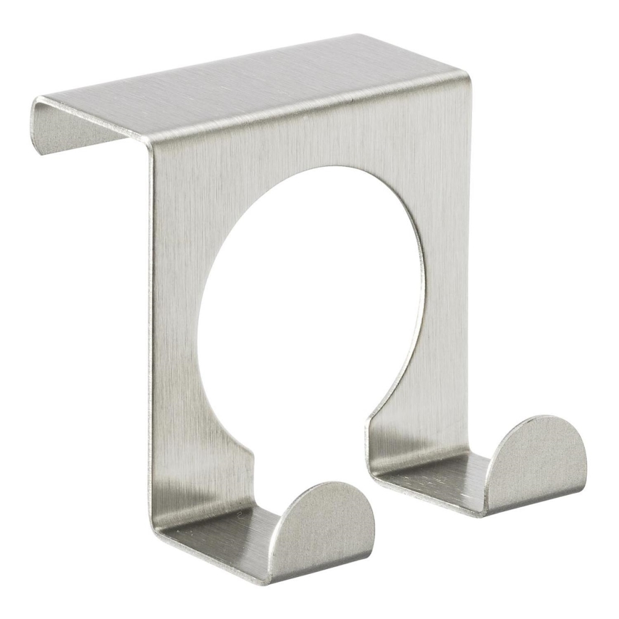 WENKO 8411100 - Кука 5x5 см, неръждаема стомана/сребриста